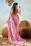 Sanchita Vol 2 By Vallabhi Moss Chiffon Abstract Print With Fancy Swarovski Work Saree Exporters In India